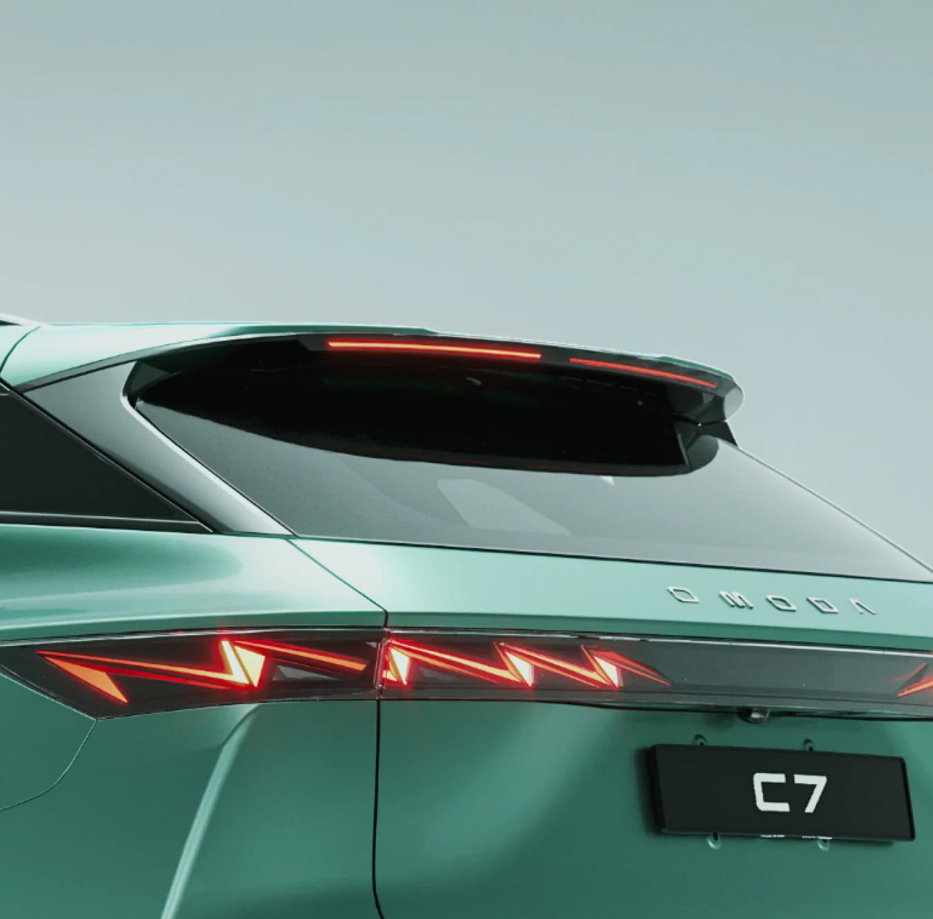 OMODA C7 thunderbolt tail lights